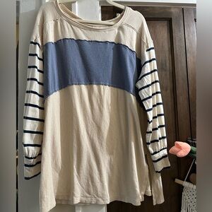 We the free- long sleeve top. Size small. Does not fit oversized. Super cute